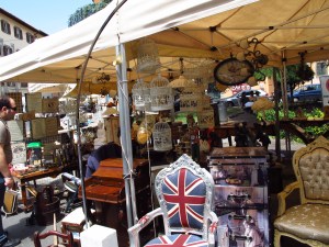 Markets in Pisa, Italy