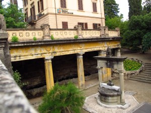 Sunken garden in Montecatini