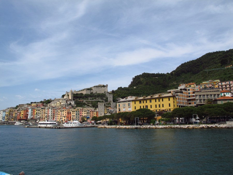 Arriving at Porto Venere Italy