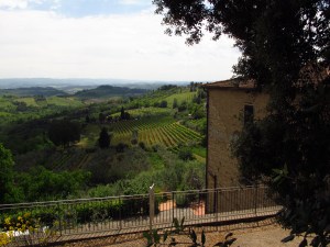 View from San Gimignano Italy