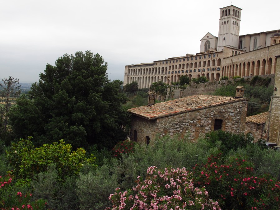 View from outside Assisi Italy