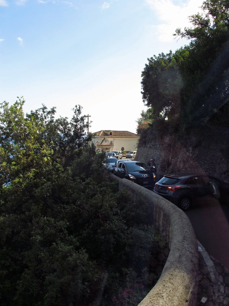 Oops! On the Amalfi Coast road
