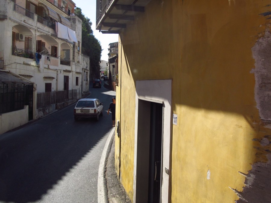 Looks like the wall has a few battle scars