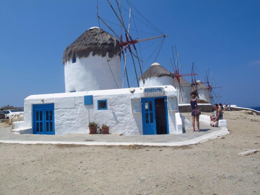 Lovely shop under the windmills - Mykonos