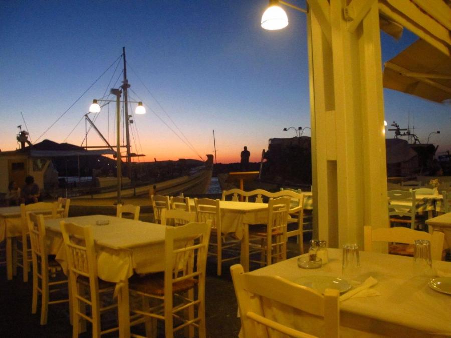 Dusk on Paros, Greece