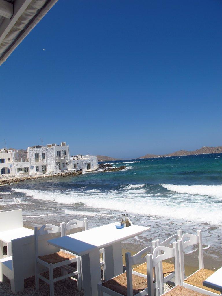 Lunch time view from Taverna Glafkos, Naoussa