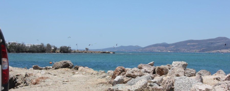 Kite surfing Paros