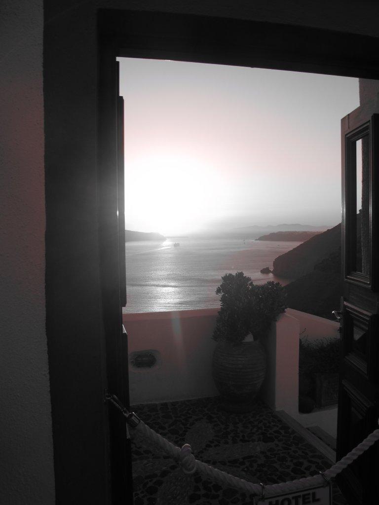 Doorway to somewhere magical - Santorini