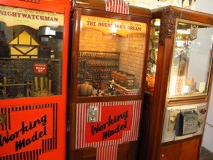 Old arcade games at Portsmouth Historic Dockyards