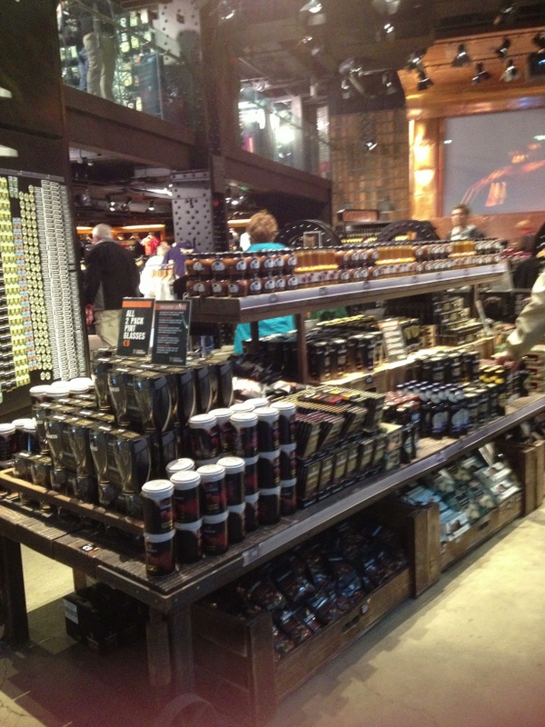 And miles of merchandise at the Guinness Storehouse in Dublin