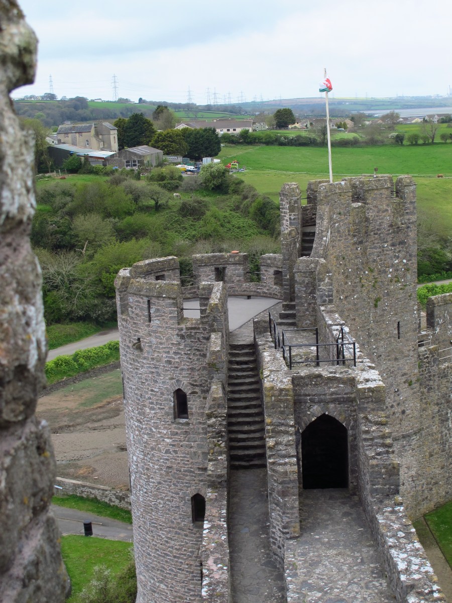 View from the tower, Pembroke Castle