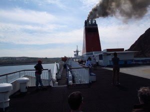 Firing up the engines on the ferry to Ireland - what pollution?