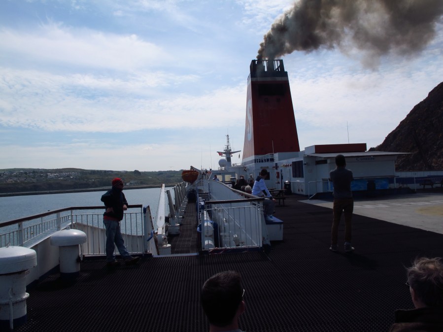 Firing up the engines on the ferry to Ireland - what pollution?