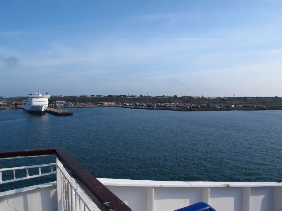 Almost docked at Rosslare, Ireland