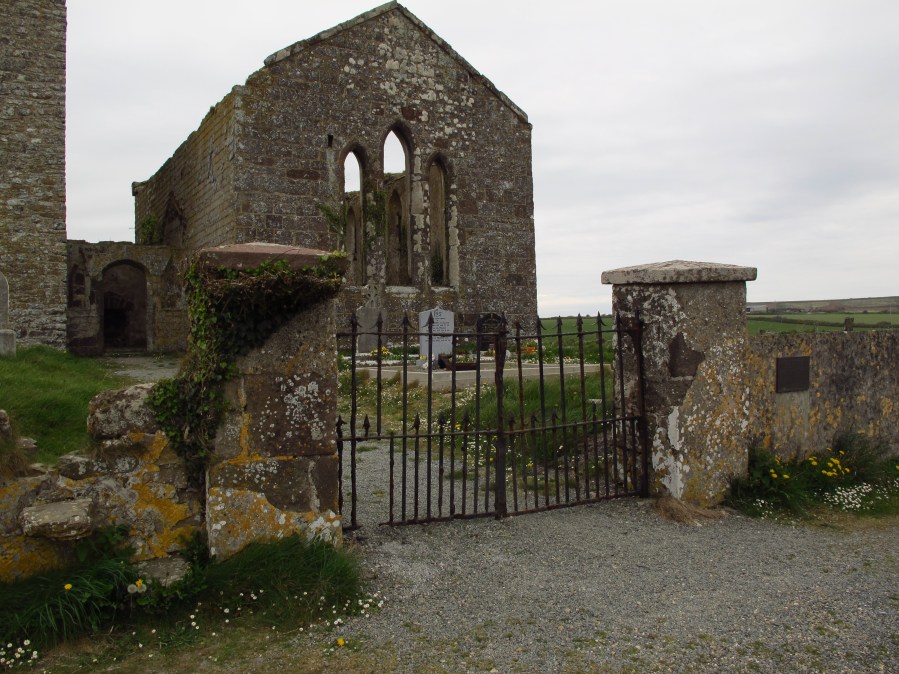 Derelict church and cemetery on the road to Hook Head, Ireland