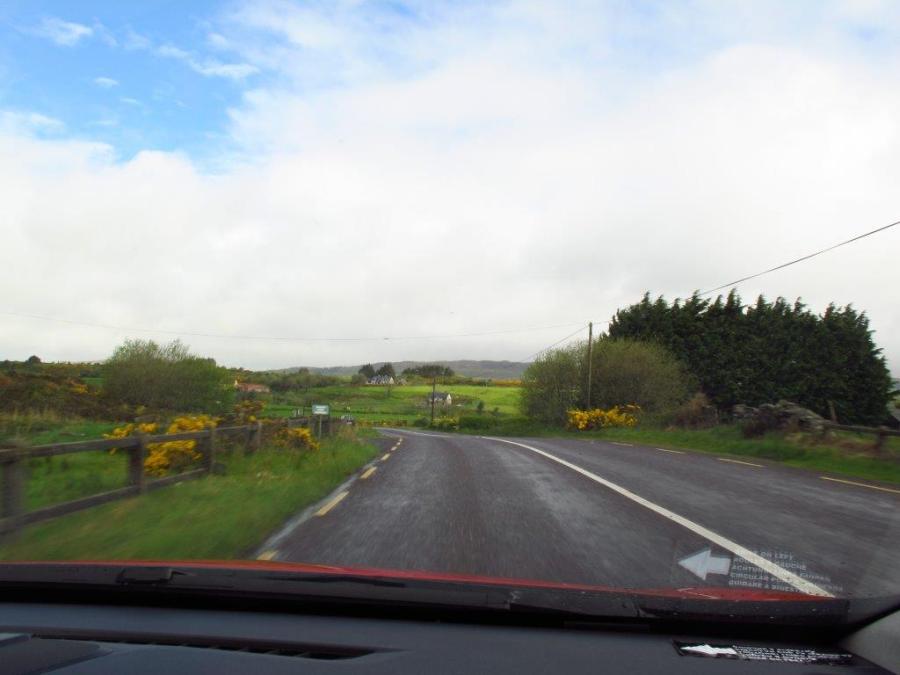 Blue sky and green grass - Ireland