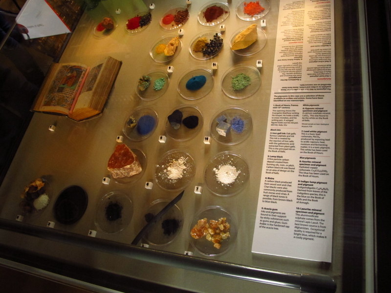 Inks display at the Old Library