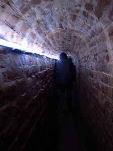 Underground passages Exeter, sorry about the dodgy pic, didn't want to get left behind