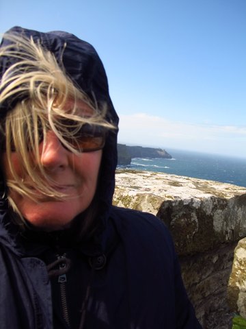 Selfie at the Cliffs of Moher