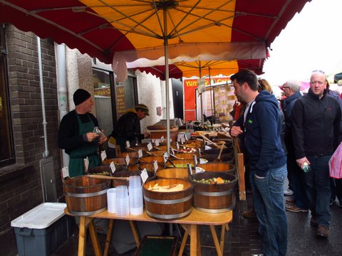 Market stall in Galway