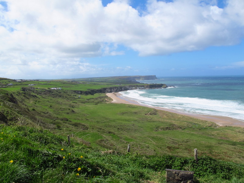 View along the coast near Giants Causeway, Northern Island
