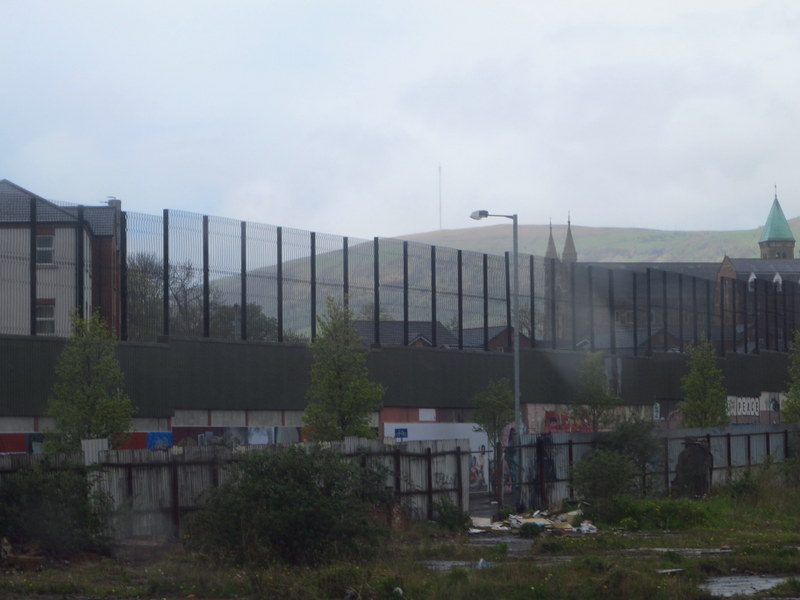 Peace walls in Belfast