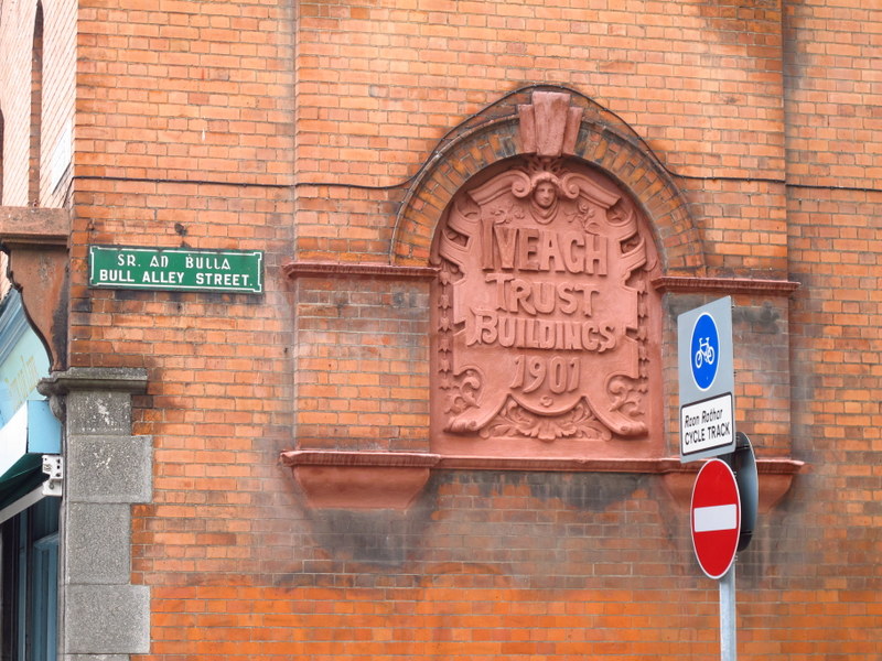 Such elaborate parts to blocks of flats and interesting street names, Dublin
