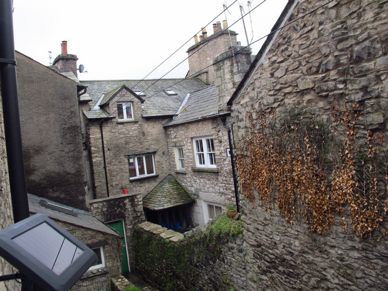 The buildings above Yard 26 entrance