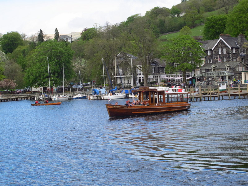 Tour boats on Lake Windemere, UK