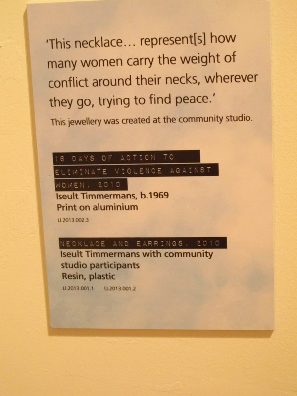 Necklace details, People's Palace, Glasgow