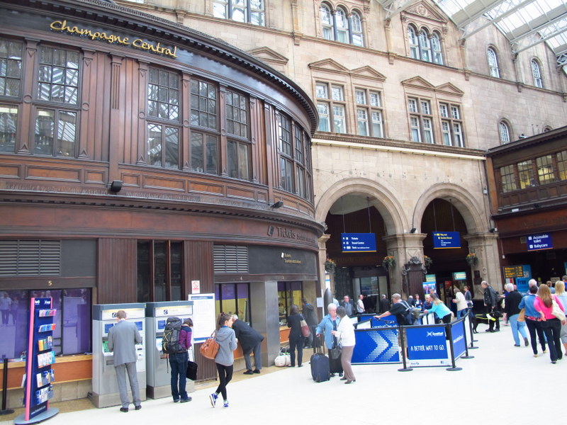Part of hotel inside Central Station, Glasgow