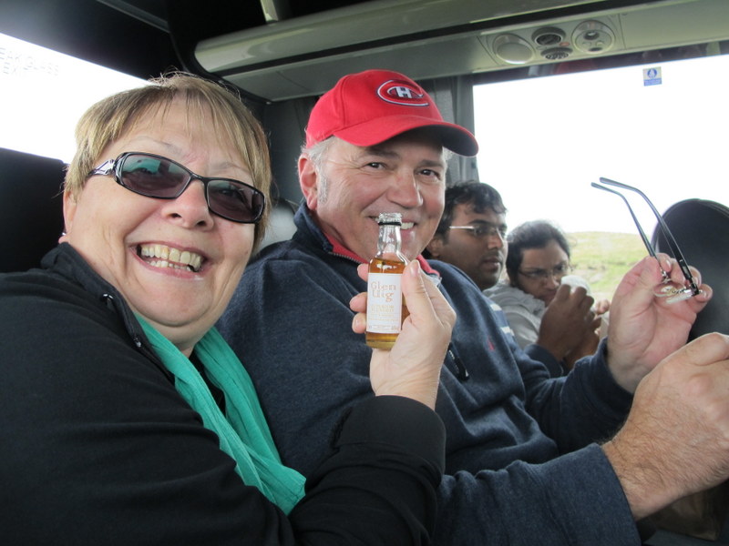 The Canadians after a quiet nip!