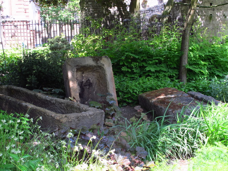 In the York Museum Botanical Gardens