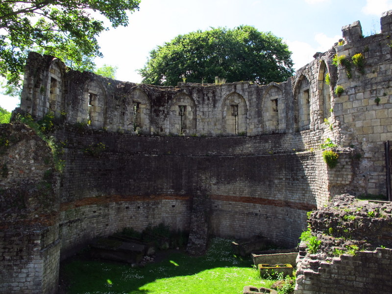 Ruins in the gardens, York