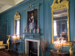 The blue room (of course) of Treasurer's House, York