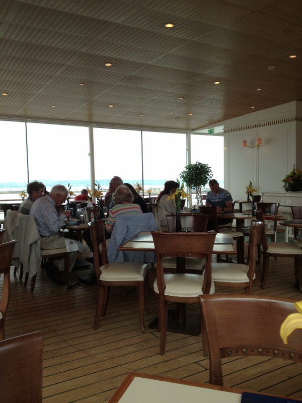 Cafe on board the Britannia