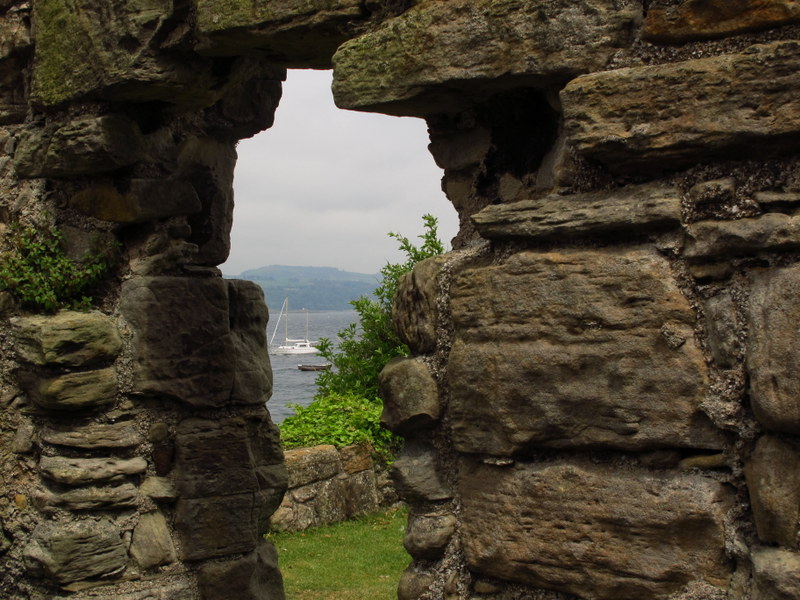 From the abbey ruins on Inchcolm Island, Scotland