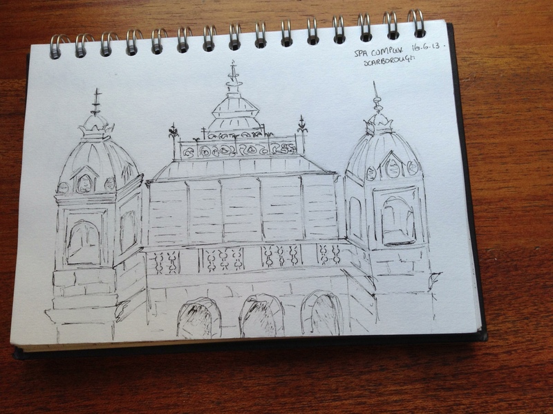 Spa Complex building at Scarborough England (sort of).