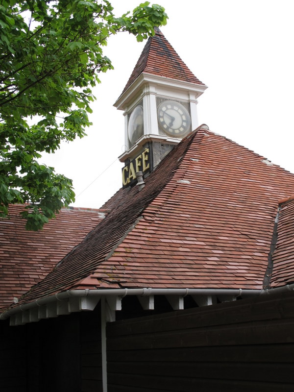 Clock at the cafe near Spa Complex Scarborough