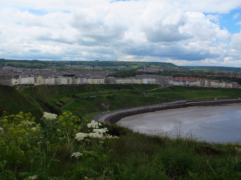 From the headland to the newer side of Scarborough