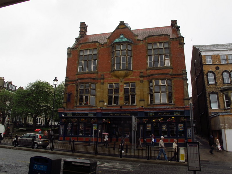 On the seafront at Scarborough