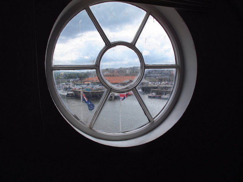 Capt. James Cook may have looked out this window, wow, how cool is that?