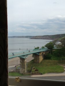 View from my room at the Mount Hotel Scarborough
