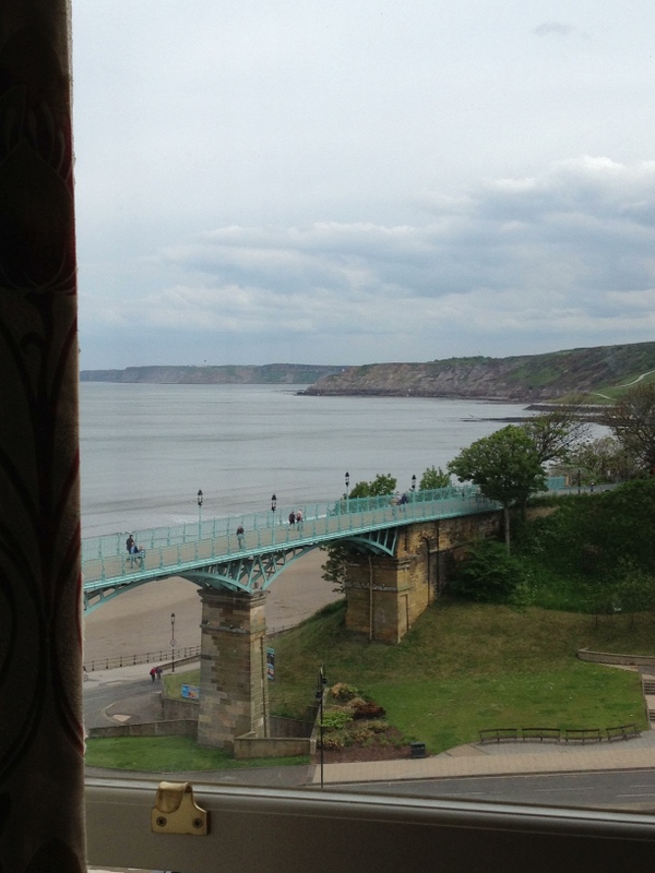 View from my room at the Mount Hotel Scarborough