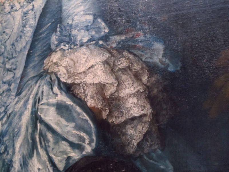 Awesome lace detail on Thomas Landsborough painting