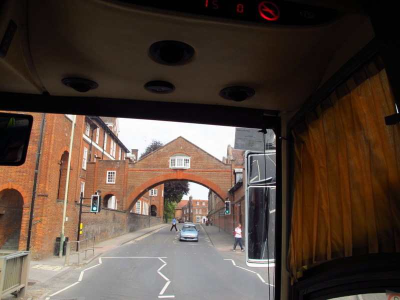 Entering Marlborough, England