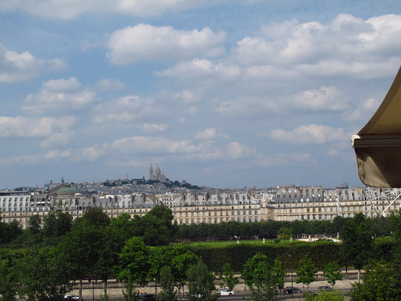 From Musee d'Orsay, looking towards Sacre Coeur, Paris