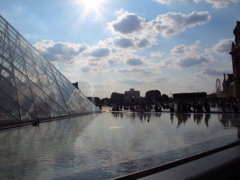 Late afternoon at the Louvre