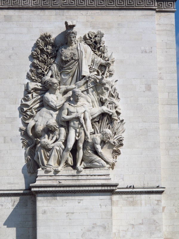 Detail, Arc de Triomphe