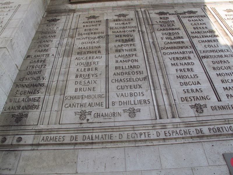 Detail at Arc de Triomphe